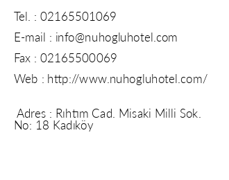 Nuholu Hotel iletiim bilgileri